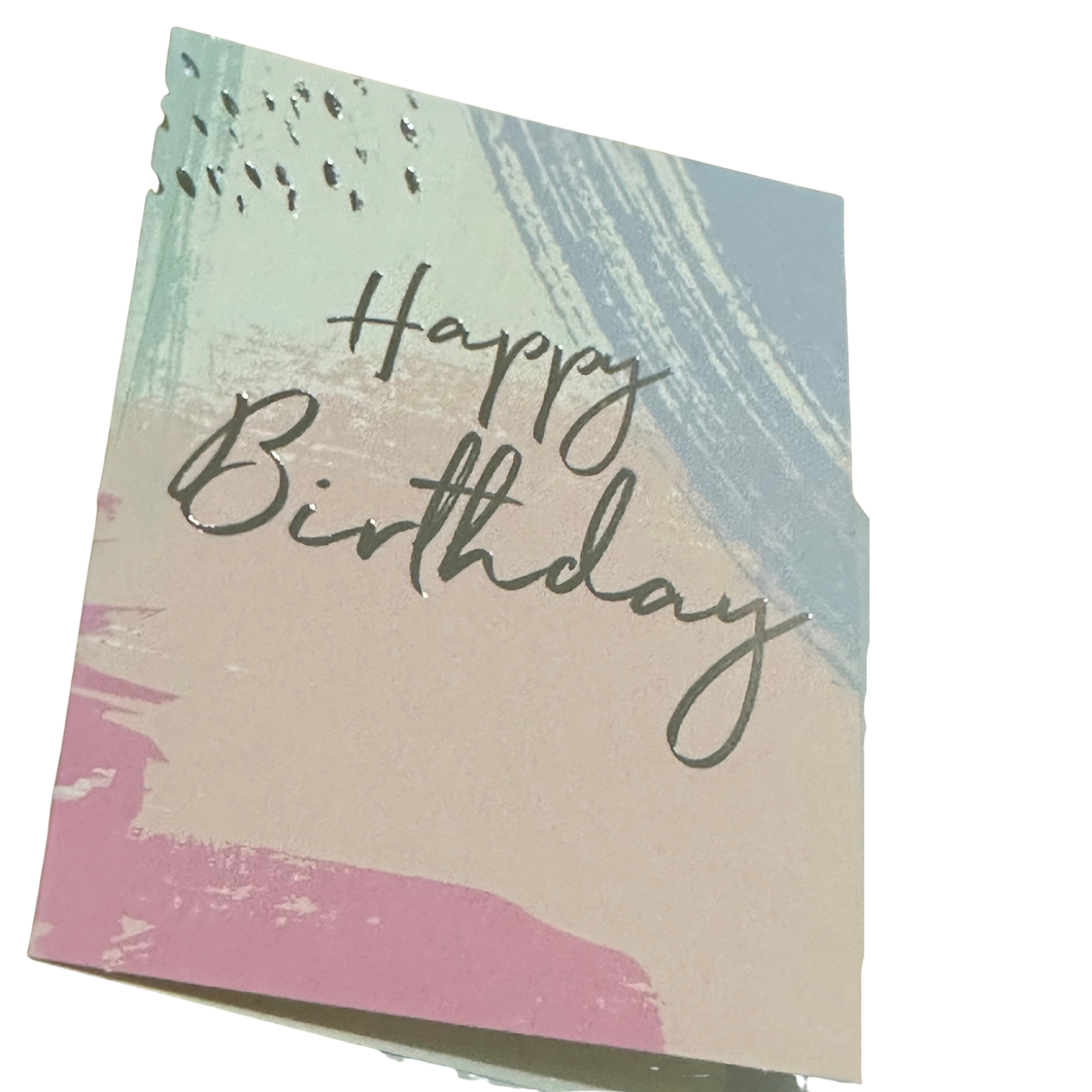 Happy Birthday Small Blank Gift Card