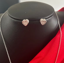 Load image into Gallery viewer, Sterling Silver My Heart Stunning Necklace set
