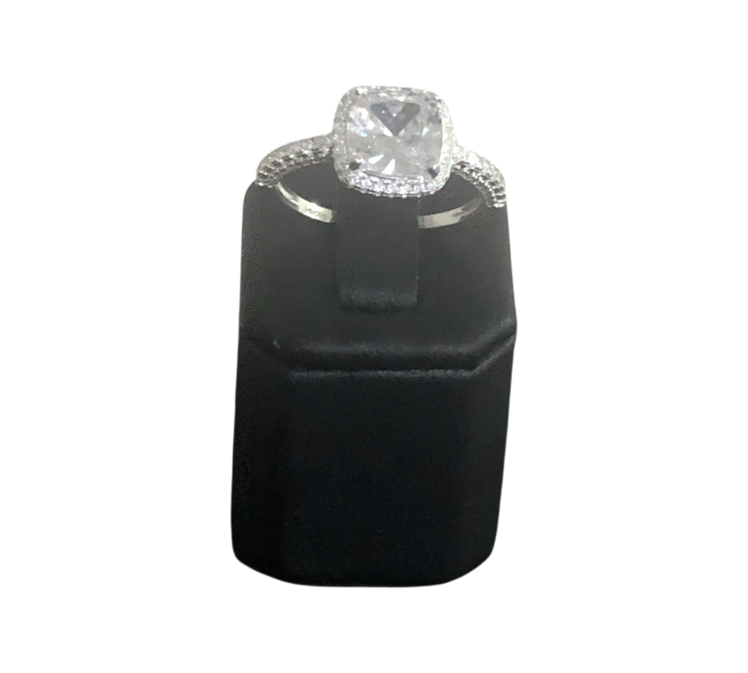 Sterling Silver majestic cubic zirconia ring